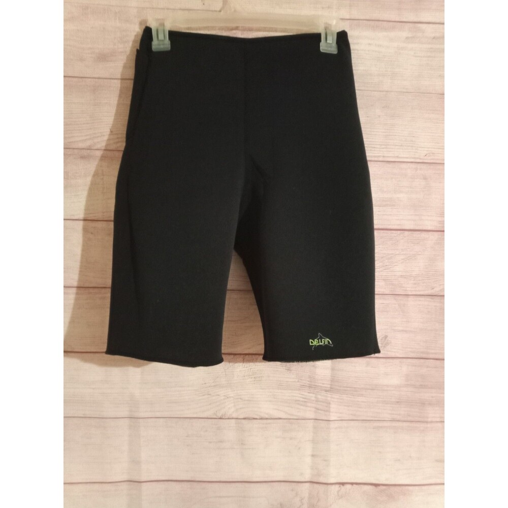 DELFIN Heat Maximizing Neoprene Bio Anti Cellulite Workout Shorts Size Medium